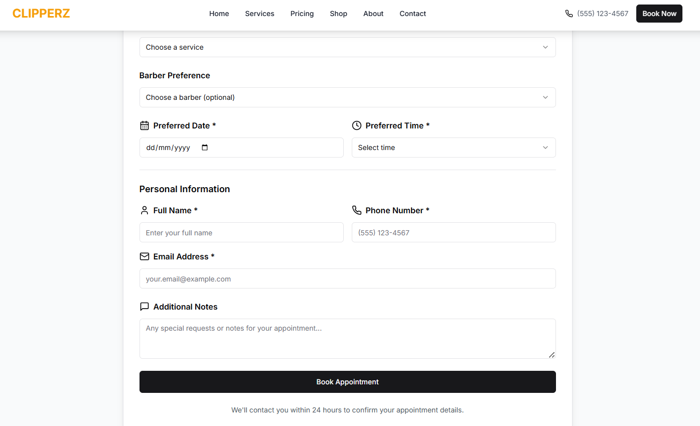 Online booking system with calendar integration